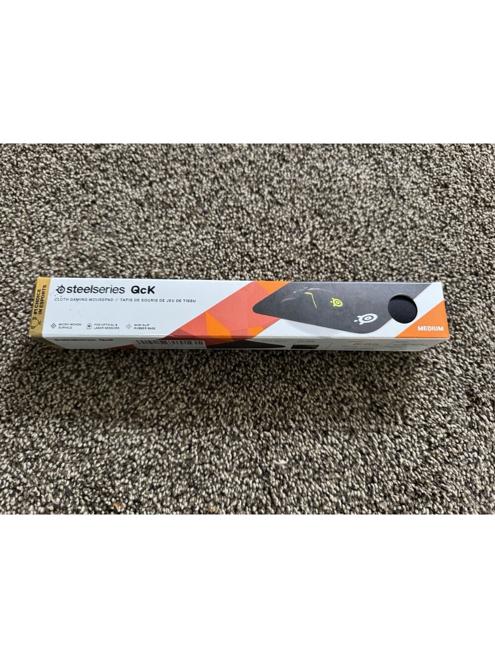 Performance Mousepad, Micro-Woven + Non-Slip, steelseries QcK model, Medium Size